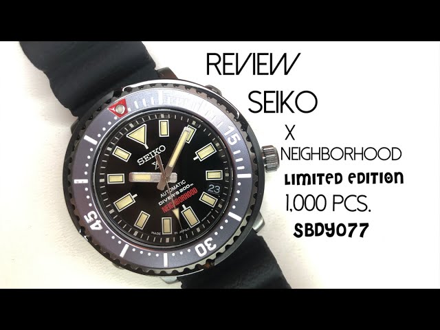 REVIEW SEIKO X NEIGHBORHOOD LIMITED EDITION 1000 เรือน