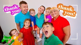Five Kids Thank You Song + more Children's Songs and Videos