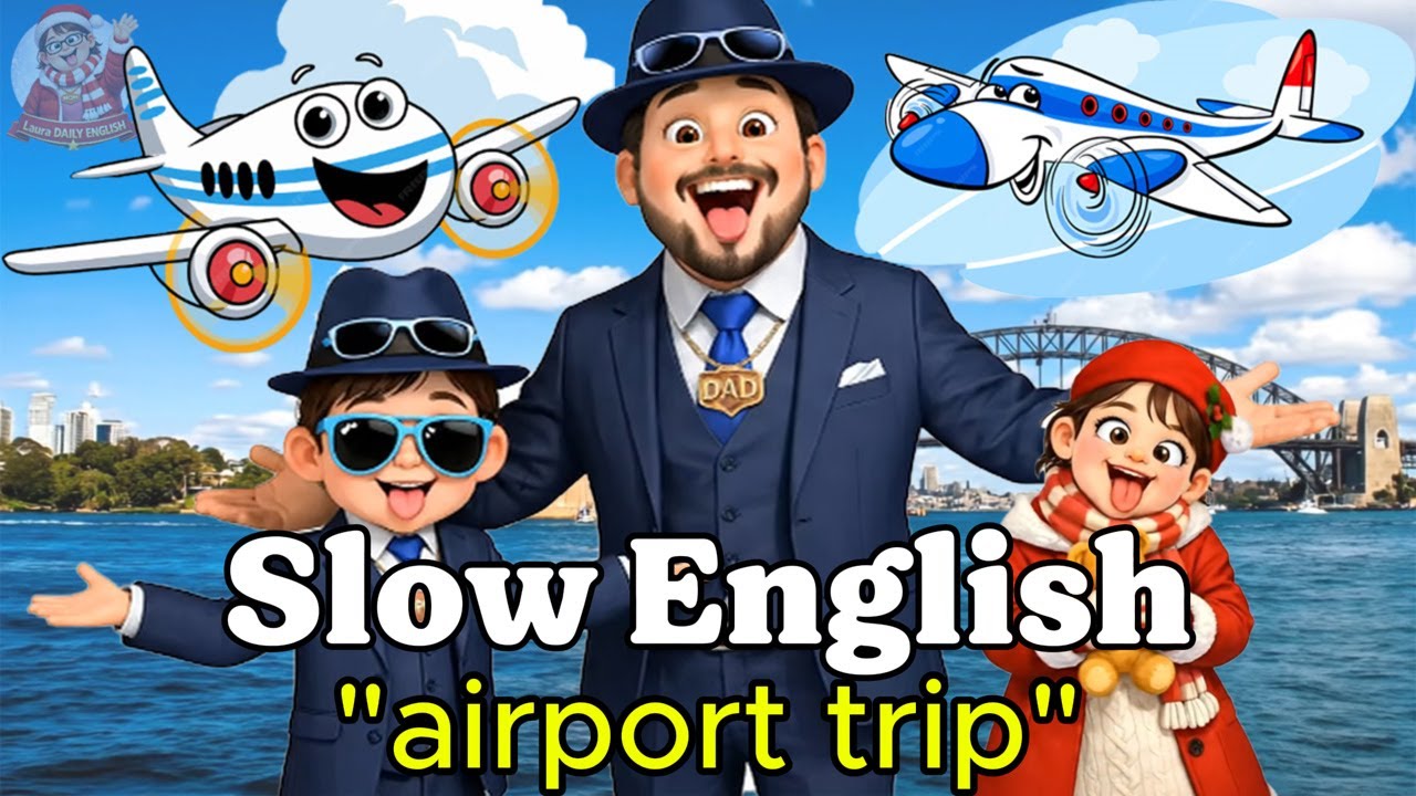 Family Trip to the Airport ✈️ | "a2 english listening"