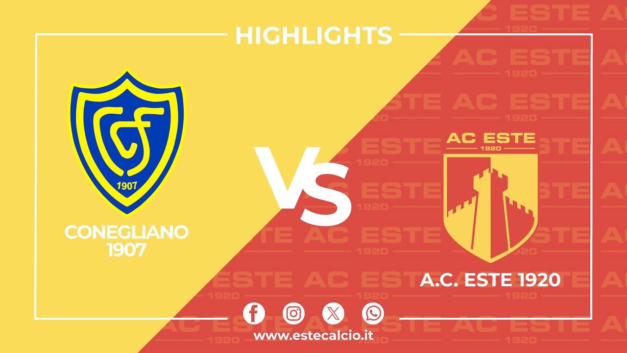 Continuiamo a combattere | Conegliano 1-0 Este | Highlights | Serie D, Girone C | LND | 22^ giornata