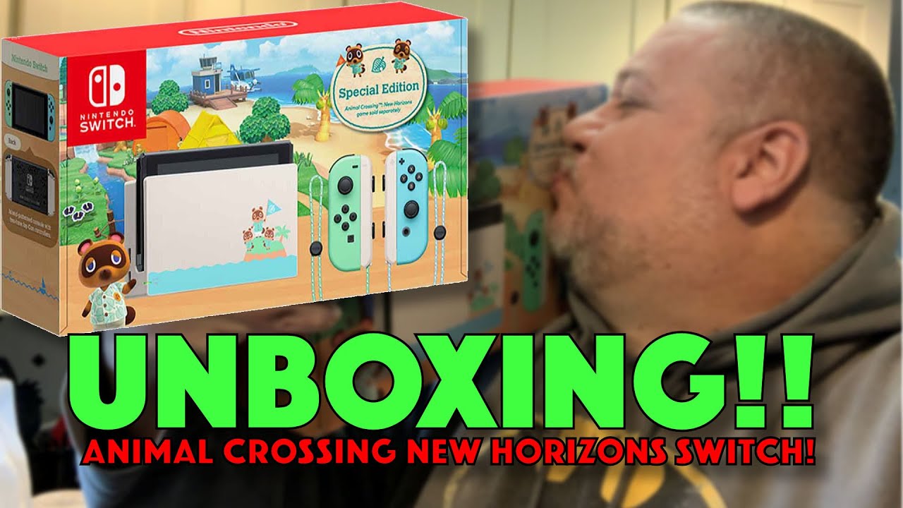 UNBOXING!! Animal Crossing New Horizons SWITCH!! | Special Edition | Nintendo Guru