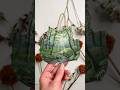 “Where the Sunlight Dances” painted on a preserved tulip tree leaf! #leafart #leafpainting #forest