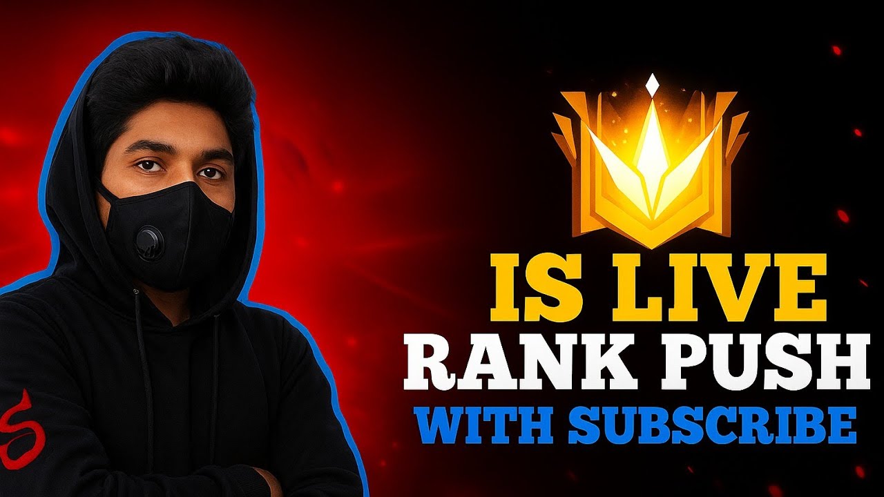 FREE FIRE RANK PUSH 😊 WITH SUBSCRIBER 😱 - YouTube