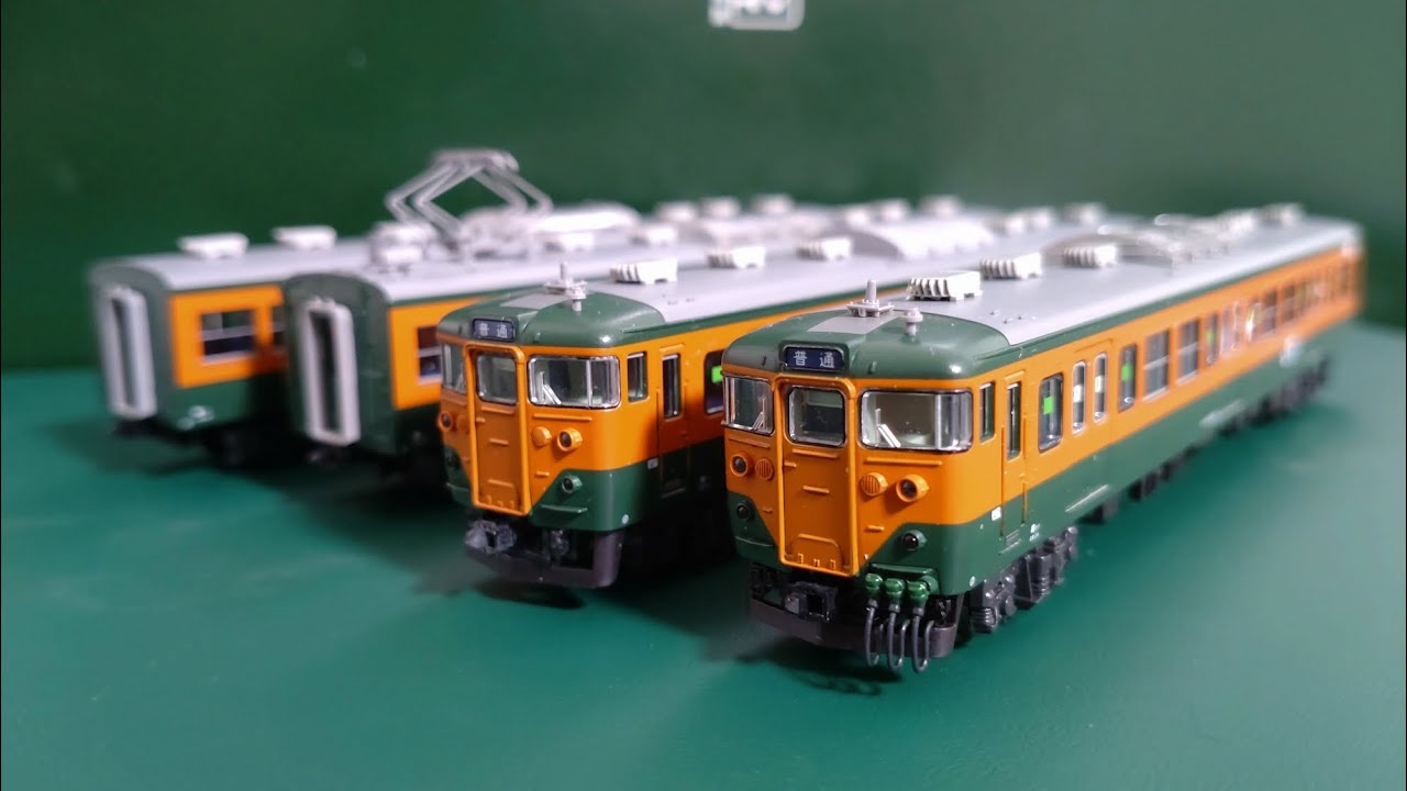 鉄道模型KATO10-1586、1587、1588を改造した113系国府津K59、S91編成と