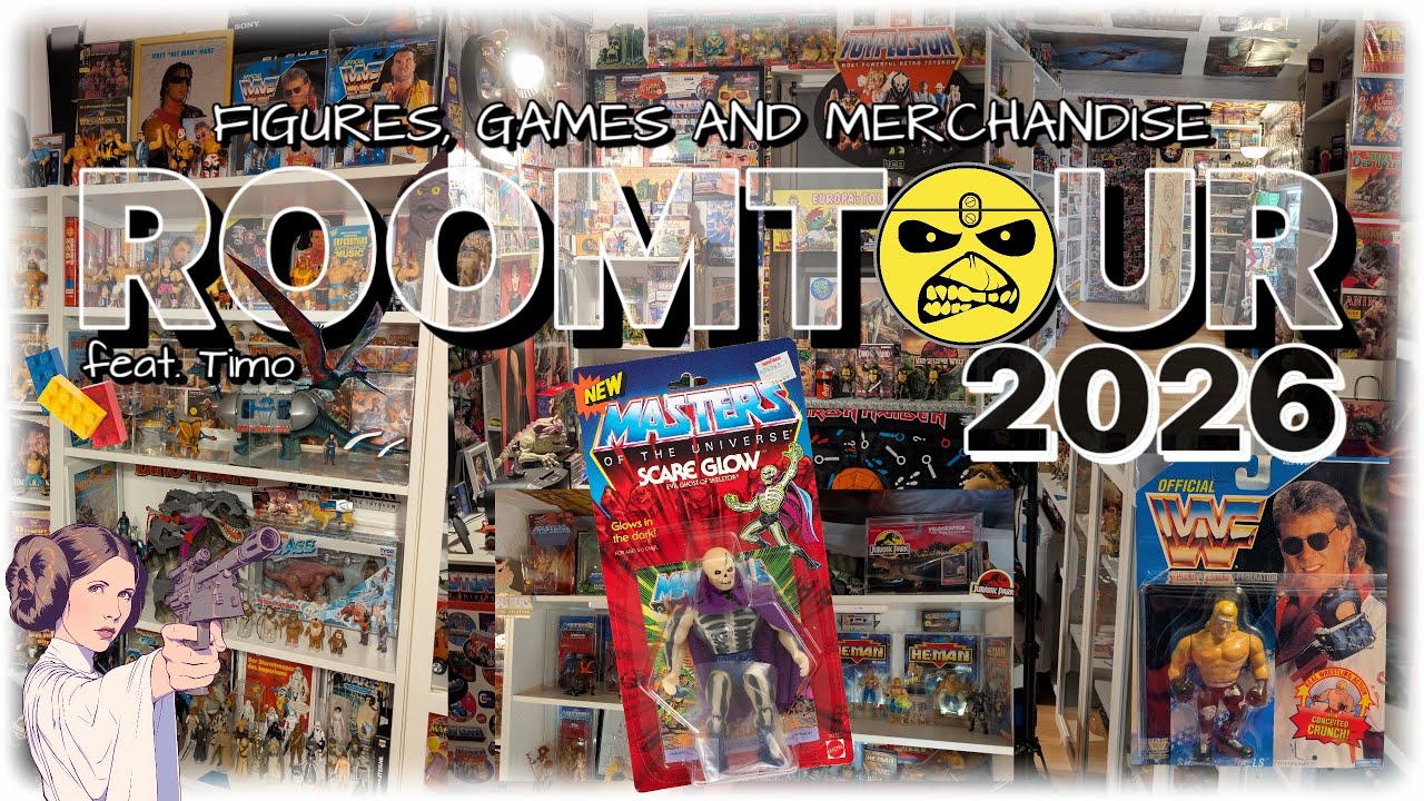 ROOMTOUR 2026 Figures/Games/Merchandise! Ein Raum voller ERINNERUNGEN! 