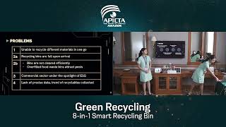 Green Recycling - 8-in-1 Smart Recycling Bin | Hong Kong | APICTA Awards 2024 Actualización