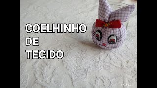 Coelho de Tecido – Artesanatos