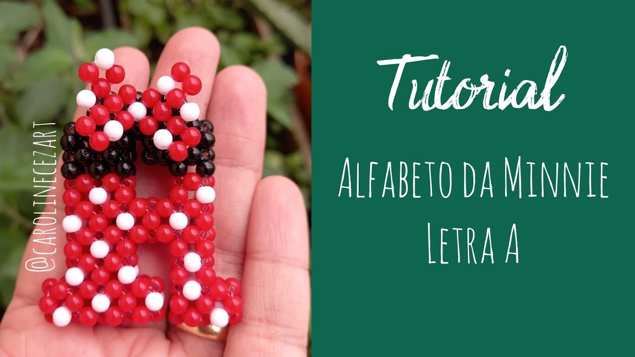 Letra A - Alfabeto da Minnie