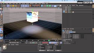 Adobe After Effects Cinema 4D Cube in Space with lights exercise