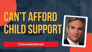 What If [I Can't Afford My Child Support Payments All Of The Sudden]  - ChooseGoldman.com