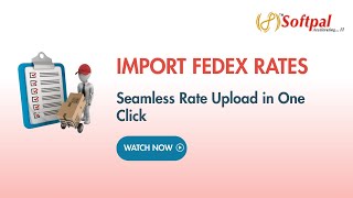 Rate Import - FedEx