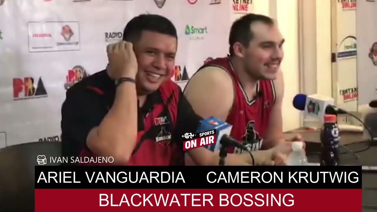 Blackwater: Coach Ariel Vanguardia PINAGSABIHAN mga BASHER ni Cam Krutwig na gusto siyang pauwiin
