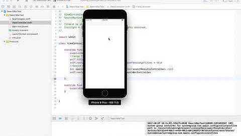 iOS 11 Large Title, Search Bar