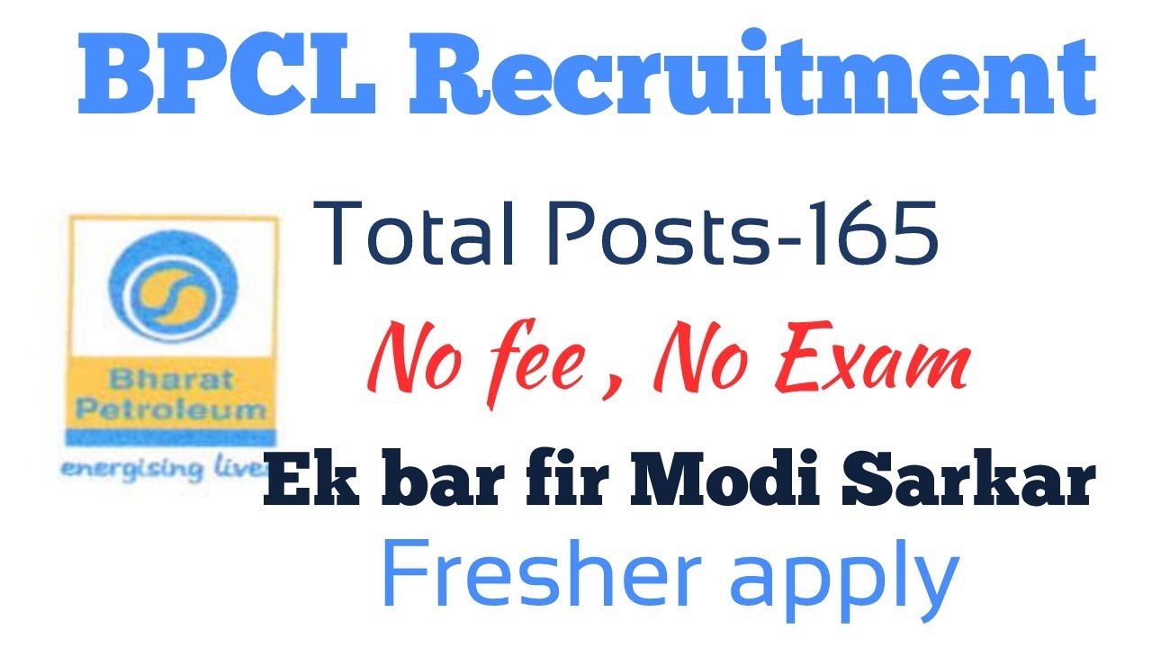BPCL RECRUITMENT 2021- Mazak Mt kro Sarkar