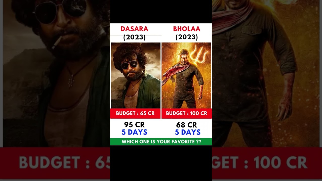 bholaa vs dasara 