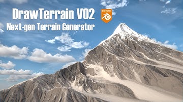DrawTerrain V02 - Next Gen Terrain Generator for Blender