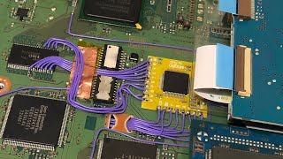 Installing a ModChip Into a Rare Japanese PS2 - PSX Repair Part 2