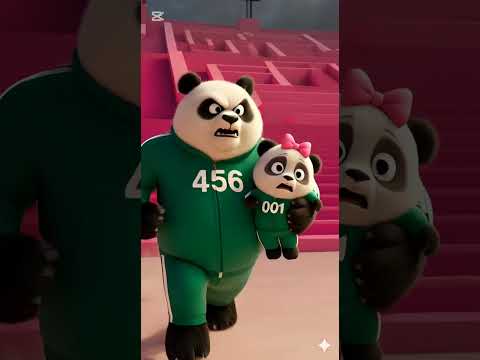 (오징어 게임 4)예고편 유출?! 456번 판다의 처절한 생존기 ㅋㅋㅋ 🦑🐼​ #오징어게임4 #SquidGame4 #Netflix #Panda #판다 #funny