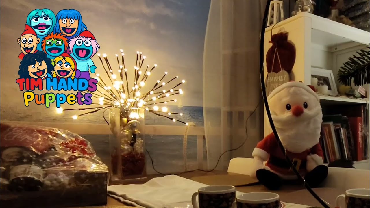 De Kerstman verteld het verhaal van die kerst vieren de Tim Hans Puppets