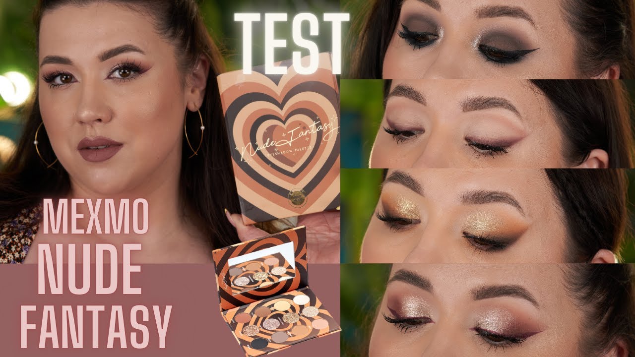 TEST || MEXMO | NUDE FANTASY | 4 KOBIECE MAKIJAŻE | CO MYSLĘ O TEJ PALECIE ?