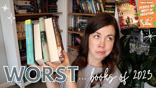 WORST, Most Disappointing, and Books I DNFd in 2024