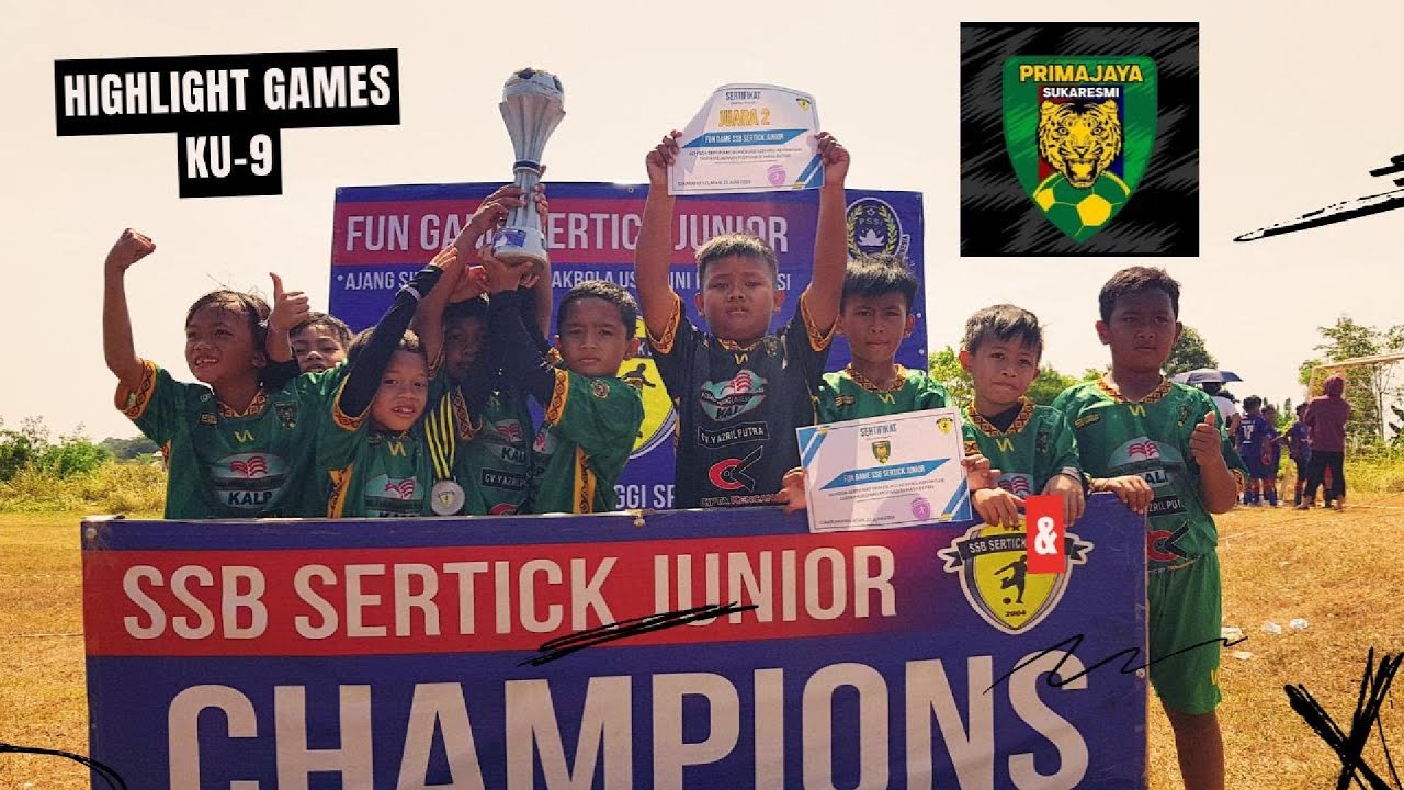 RUNNER UP @FUN GAME SERTICK JUNIOR with PRIMA JAYA SUKARESMI