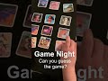 Game Night - Can You Guess the Game? #Shorts