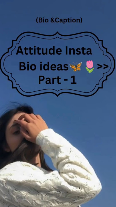 Attitude Instagram Bio ideas✨#shorts #trending #viral #bio #instabio #bioideas #aesthetic #instagram