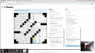 NYT Crossword Puzzle live solve - Saturday, January 22nd
