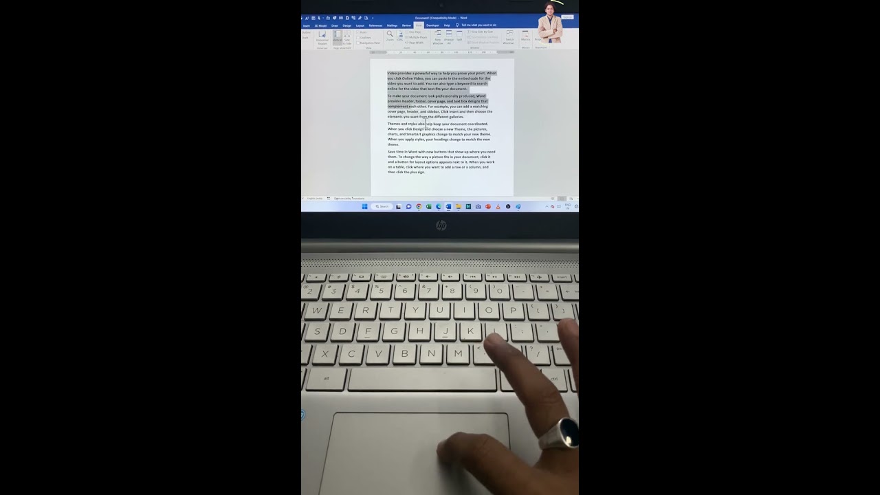 Shortcut Key To Justify Text In Microsoft Word 