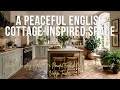 How to Turn Any Kitchen into a Peaceful English Cottage-Inspired Space with Vintage Touches