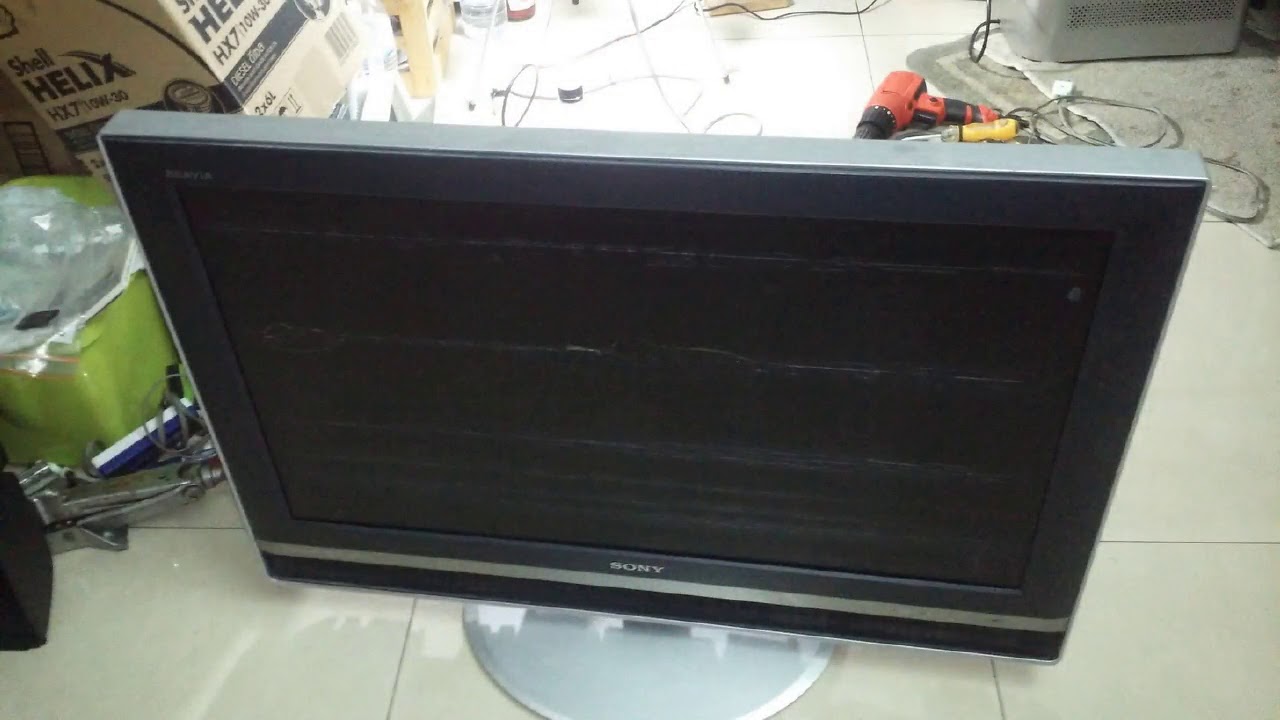 Sony LCD Television Repair 12 Years Old KLV V32A10소니 LCD TV 수리 YouTube