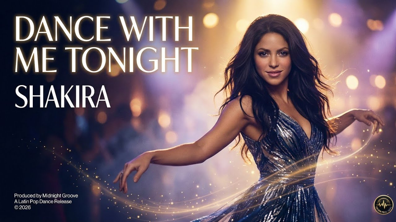 Dance With Me Tonight | Latin Pop Dance Anthem 2026 | Shakira Style