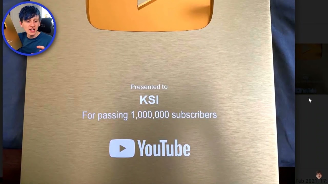JackSucksAtLife saying "KSI" for 15 seconds.