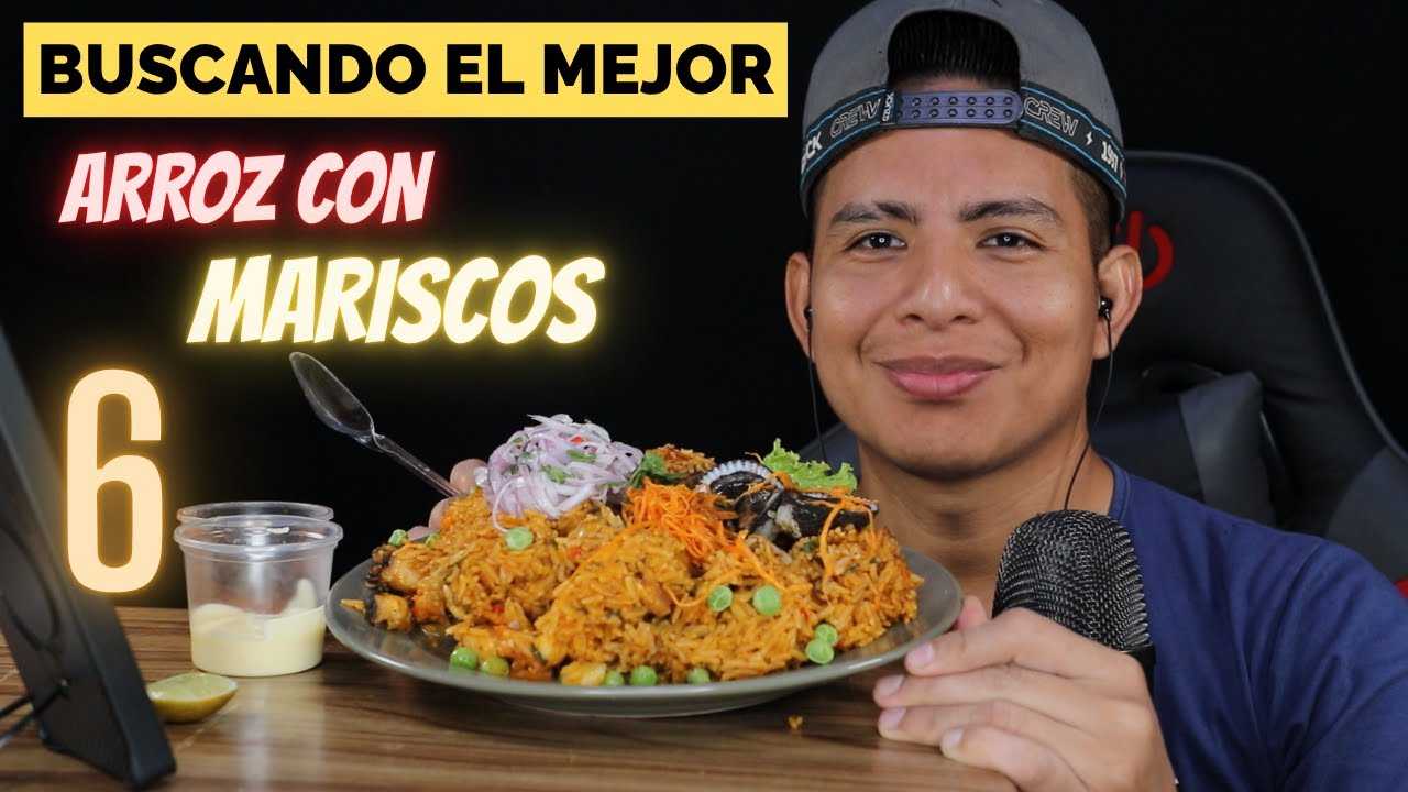 BUSCANDO EL MEJOR ARROZ CON MARISCOS DE MI CIUDAD  PARTE 6- ASMR