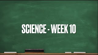 CC Cycle 1 Week 10 Science