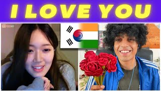 Indian Proposed To Lovely Korean On Omegle