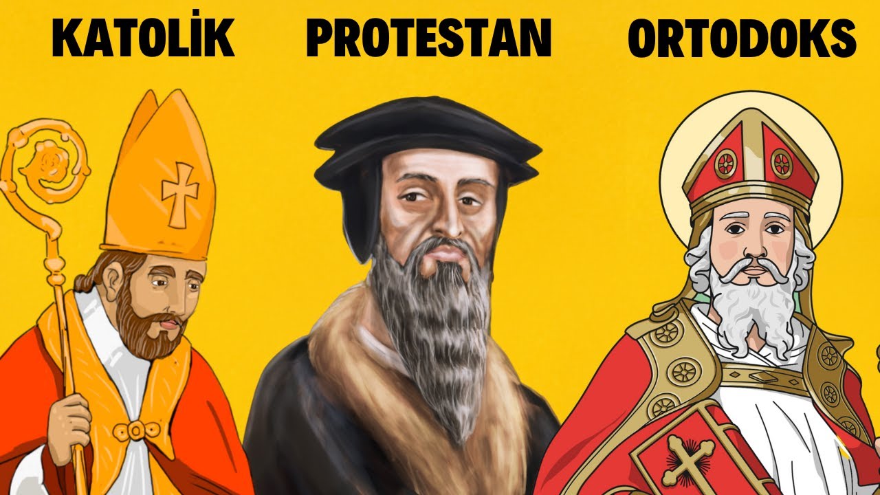⁣Hristiyanlık Neden Mezheplere Bölündü? (Katolik /Ortodoks /Protestan /Anglikan) - Dinler Tarihi