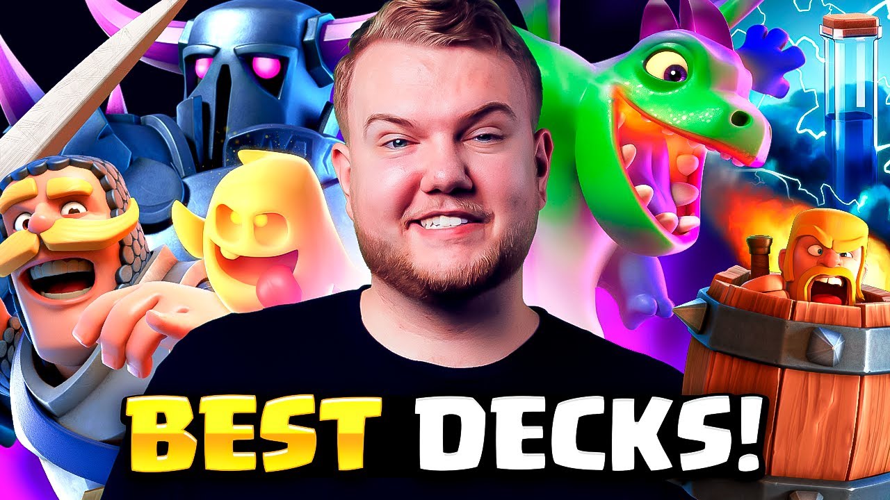 TOP 3 BEST NEW EVOLUTION DECKS IN CLASH ROYALE!