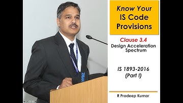 IS 1893-2016 (Part I): Clause 3.4 Design Acceleration Spectrum