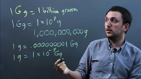 How to Convert Gigagrams to Grams : Solving Math Problems