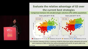 Philomin Juliana - Genomic selection for grain yield and rust resistance in CIMMYT wheat breeding