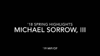 Michael Sorrow 19 Woodward Academy 18 Spring Highlights