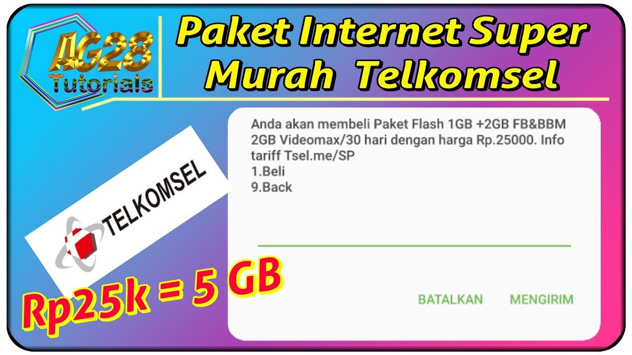 Paket chat telkomsel murah