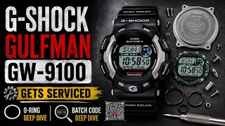 G-Shock Gulfman GW-9100 Gets Serviced | O-Ring & Batch Code Deep
