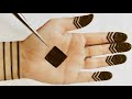 Very easy simple mehndi design trick for front hand mehandi ka designmehendi designmehndi designs