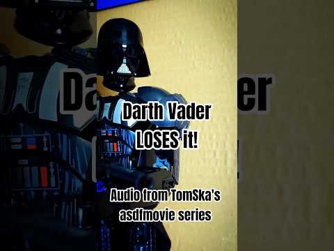 [SM] Darth Vader LOSES it! #starwars #stopmotionanimation #darthvader #asdfmovie #tomska #shorts