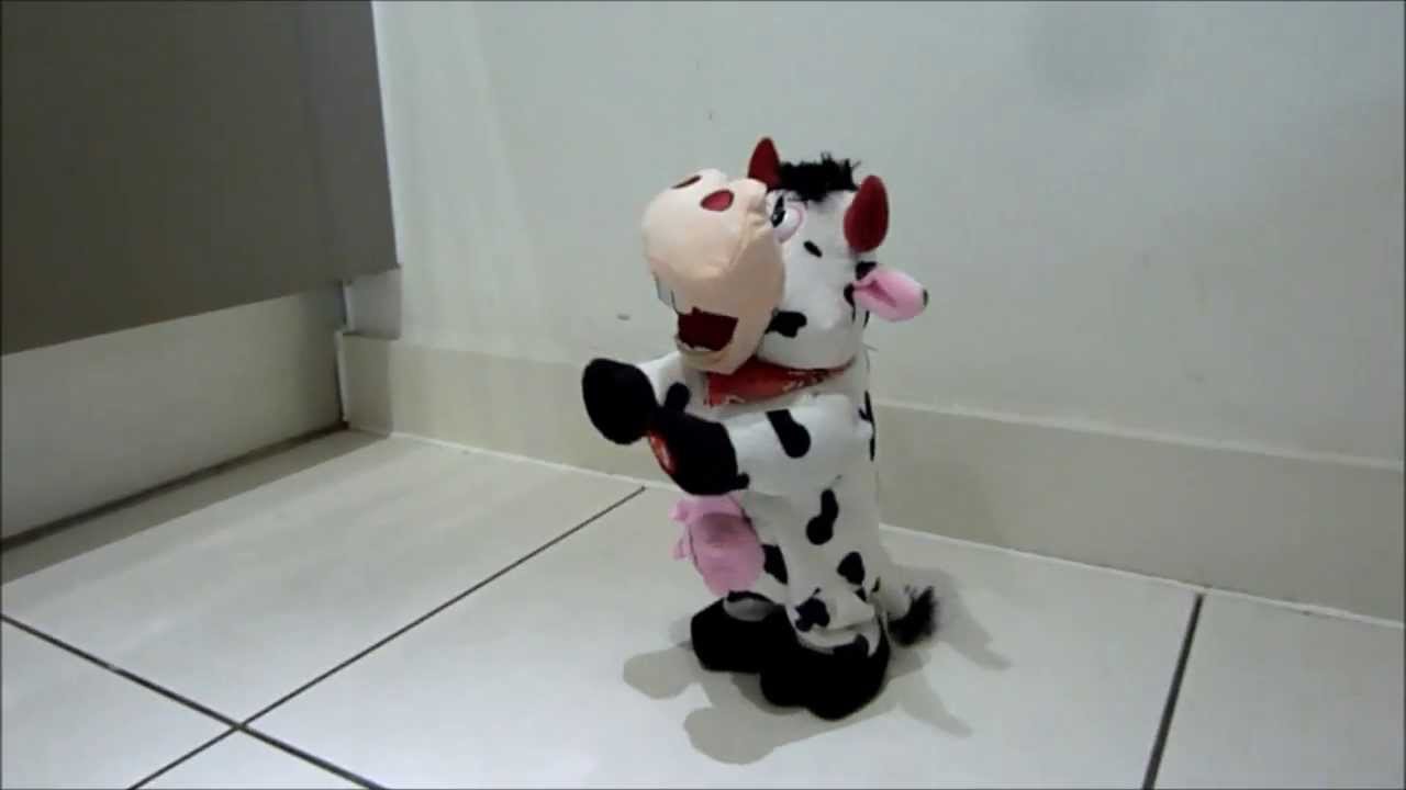 toy cow that moos and walks