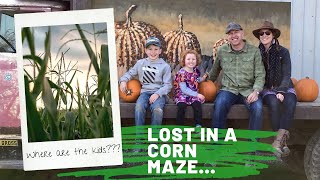 We Lost the Kids in a Corn Maze! Gordon Skagit Farms Pumpkin Patch Adventure | Seattle Family Vlog