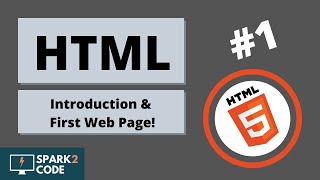 HTML Basics #1 - Intro & First Webpage!